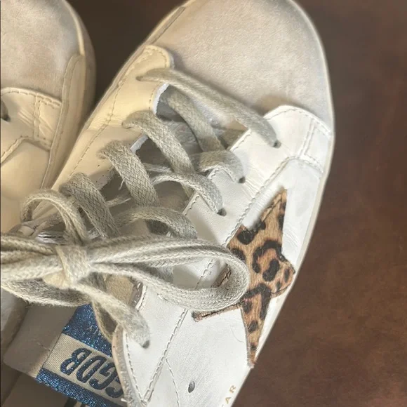 Not Golden Goose Women's White and Pink Sneakers - Picture 2 of 5